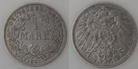 Germany 1 Mark Allemagne, Empire 1901 F, TTB, KM#14. -