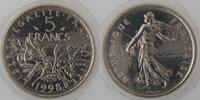 5 Francs 5 Francs France 1998, SPL++, KM#926a.1 -