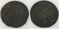 Russian Federation Russie, Russia, 1/2 Kopeck 1731, TB+, KM #188 -
