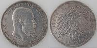 Germany 5 Mark Allemagne , Hamburg 1898 F, TB+/TTB, KM# 632 -