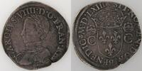 CHARLES IX (1560-1574) Teston France, Charles IX 1563 M, Dup: 1063 TTB -