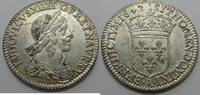 LOUIS XIII (1610-1643) Ecu France, Louis XIII, 1/12ème Ecu point, Gad: 46 -