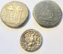 Rom schön, schön-sehr schön Lot von 3 x Ae-Provinzilrömermünzen aus östlichen Münzstätten fine, fine to very fine