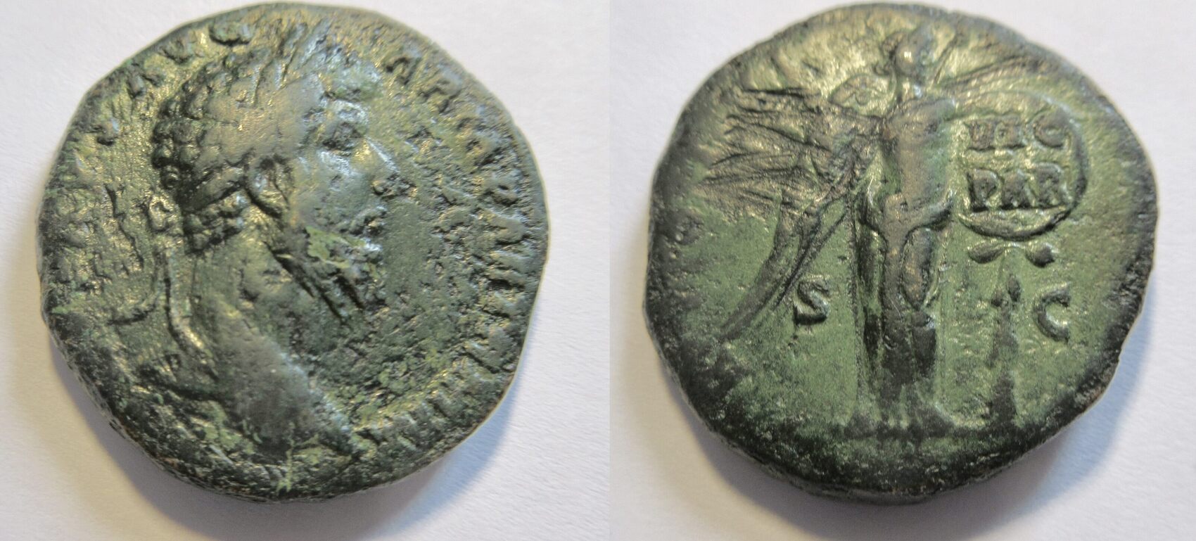 161-192 n.Chr. - Galeeren-Revers Bronze-Sesterze des COMMODUS RIC 486f 