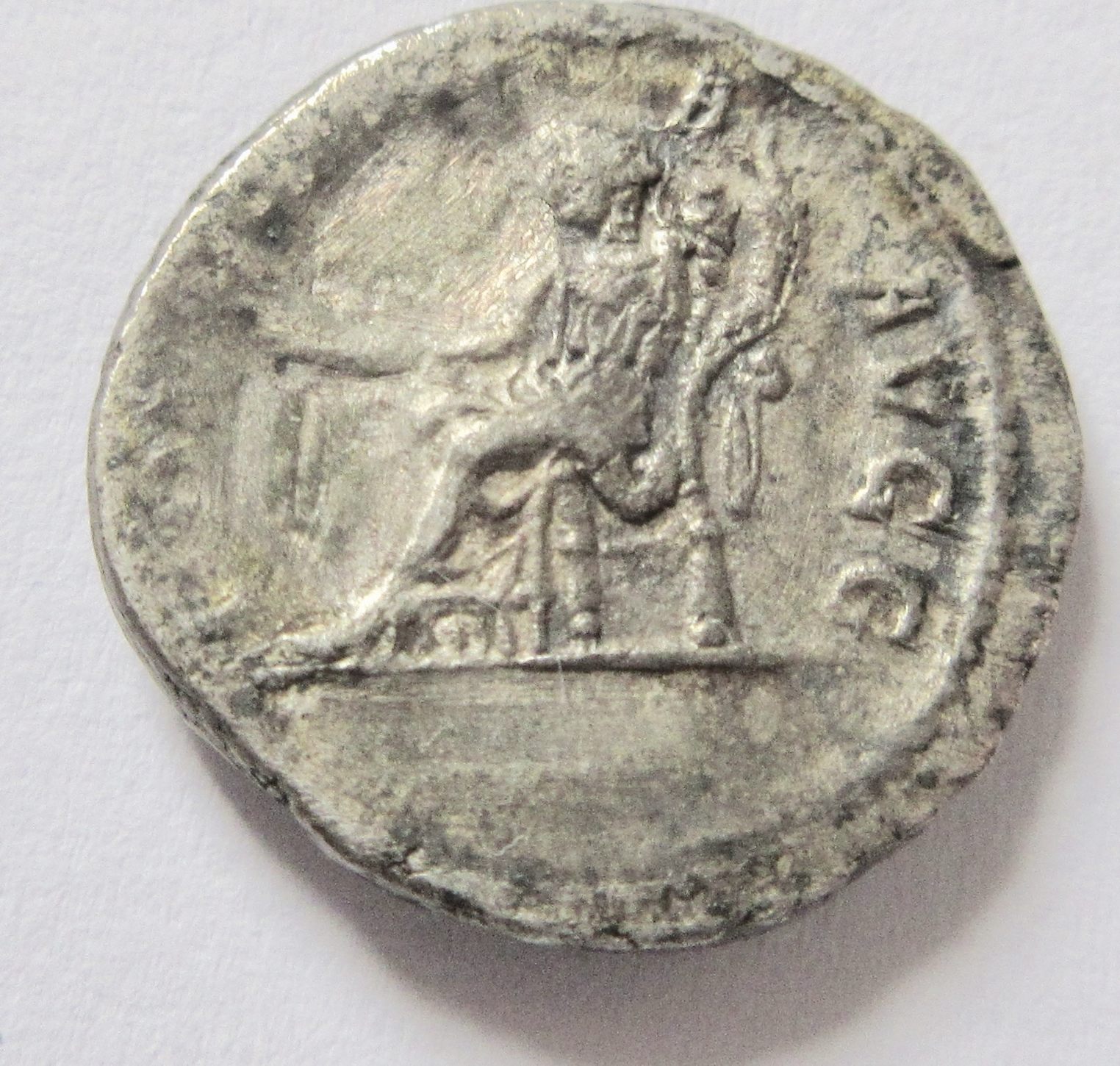 Rom 225-227 n. Chr. Denar von Orbiana Rs. Concordia n. links thronend ...