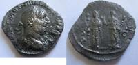 Rom Sesterz Sesterz von Trajanus Decius Rs. zwei Pannoniae n. links stehend -