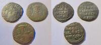 Byzanz Ae-Follis Byzanz: Lot von 3 x Ae-Follis verschiedene Herrscher 8.-9. Jhd. -