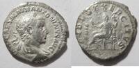 Rom Denar Denar von Elagabalus Rs. Fides n. links sitzend -