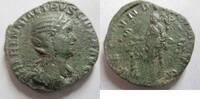 Rom Sesterz Sesterz von Herennia Etruscilla Rs. Pudicitia n. links thronend -