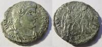 Rom Ae-20 (Maiorina) Ae-20 (Maiorina) von Magnentius aus Trier Rs. zwei Viktorien halten Schild -