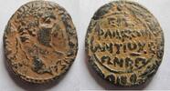 Rom Ae-28 (Großbronze) Ae-28 von Tiberius aus Seleukia und Piera Rs. Kranz mit Inschrift -