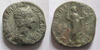 Rom Sesterz von Julia Mamaea     Rs. Venus n. rechts stehend Sesterz 224 n. Chr. fast sehr schön