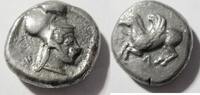 Griechenland Stater Stater von LEUKAS Rs. behelmter Athenakopf n. rechts -