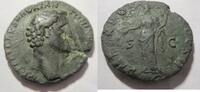 Rom As As von Antoninus Pius Rs. Pax n. links stehend -