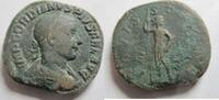 Rom Sesterz Sesterz von Gordianus III. Rs. Jupiter von vorn stehend -