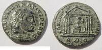 Rom Ae-23 (Follis) Ae-23 (Follis) von Maxentius, geprägt in Rom Rs. Roma in Tempel -