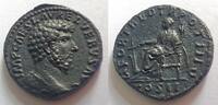 Rom As As von Lucius Verus Rs. Fortuna n. links sitzend -