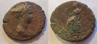 Rom As 128/129 n. Chr. As von Sabina  Rs. Vesta n. links sitzend sehr sc... 114.46 US$  +  19.66 US$ shipping