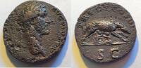 Rom Sesterz 140-144 n. Chr. Sesterz von Antoninus Pius  Rs. W&ouml;lfin s&auml;ugt... 206.96 US$  +  40.47 US$ shipping