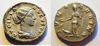 Rom Denar Denar von Lucilla Rs. Juno n. links stehend, hält Patera -