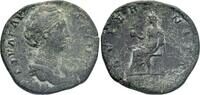 Roman Imperial - Rome AE Sestertius c. AD 146-161 - Diva Faustina I (died AD 140/1) - aVF