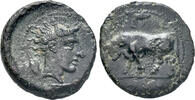 Greek - Sicily AE Tetras c. 420-405 BC - Gela - VF