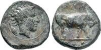 Greek - Sicily AE Tetras c. 420-405 BC - Gela - VF
