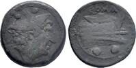 Roman Republican - Rome AE Sextans 217-215 BC - Anonymous - aVF 115.73 US$  +  40.50 US$ shipping