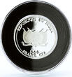 Niger 1000 francs Mecca Kaaba Qibla Compass Islam Religion silver coin 2012 Proof