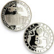 5 somoni Tajikistan set of 4 coins 15th Anniversary of Independence silver coins 2006 Proof