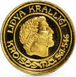 Turkey 1000000 lira Lydian Empire series King Coesus gold coin 1997 Proof