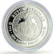 Uzbekistan 100 som x 4 Set Great Ancestors Historic Persons silver coins 1999 Proof