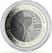 Kazakhstan 500 tenge Soyuz Apollo Mission Space proof silver coin 2009