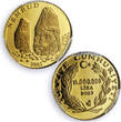 Turkey 15000000 lira Nemrud Sculpture Art History PR68 PCGS gold coin 2003 Proof
