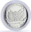 Niger 1000 francs Independence Hamani History Politics proof silver coin 1960