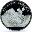 Albania 25 leke Skanderbeg Victory Sword Dancers PR68 PCGS silver coin 1970 Proof