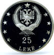 Albania 25 leke Skanderbeg Victory Sword Dancers PR68 PCGS silver coin 1970 Proof