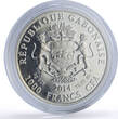Gabon 1000 francs Capricorn Zodiac Signs proof silver coin 2014