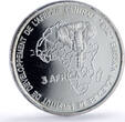 4500 francs Chad 4500 CFA Croissance Lamb IDAC 3 Africa Elephant MS68 PCGS silver coin 2005 UNC