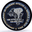 Guinea 150000 francs President Conte 100 Africa Elephant MS67 PCGS silver coin 2003 UNC