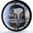 Cameroon 150000 francs Pres. Biya 100 Africa Elephant MS67 PCGS silver coin 2003 UNC