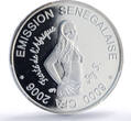 Senegal 6000 francs Fierte Pride Girl IDAO 4 Africa Elephant MS66 PCGS silver coin 2006 UNC