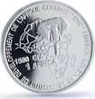 Gabon 1500 francs Throwing Knife IDAC 1 Africa Elephant MS69 PCGS silver coin 2005 UNC