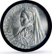 Ethiopia 5 dollars Zewditu Emperors Kings History MS66 PCGS silver coin 1972 BU