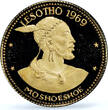 Lesotho 1 maloti FAO World Food Day Horse Equestrian PR 67 PCGS gold coin 1969 Proof