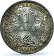 Germany Empire 1 mark Wilhelm II Type 2 J-17 KM-14 MS 64 PCGS silver coin 1914 UNC
