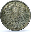 Germany Empire 1 mark Wilhelm II Type 2 J-17 KM-14 MS 65 PCGS silver coin 1914 UNC