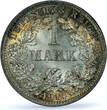 Germany Empire 1 mark Wilhelm II Type 2 J-17 KM-14 MS 65 PCGS silver coin 1914 UNC