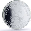 Togo 1000 francs Mars Solar System Planets Space PF 69 NGC silver coin 2019 Proof