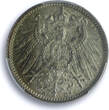 Germany Empire 1 mark Wilhelm II Type 2 J-17 KM-14 MS 65 PCGS silver coin 1914 UNC